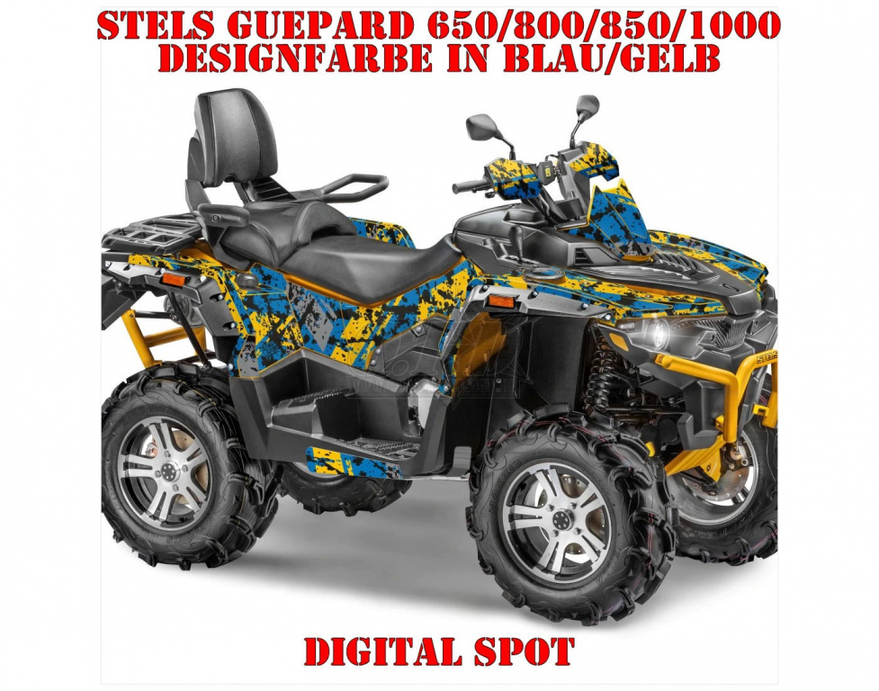 Digital Spot Blau-Gelb für Stels Guepard 650/800/850/1000